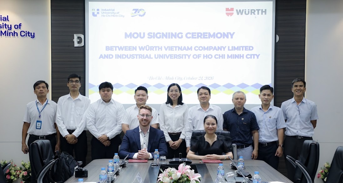 IUH hợp tác Würth Việt Nam, tăng cường đào tạo thực hành cho sinh viên
