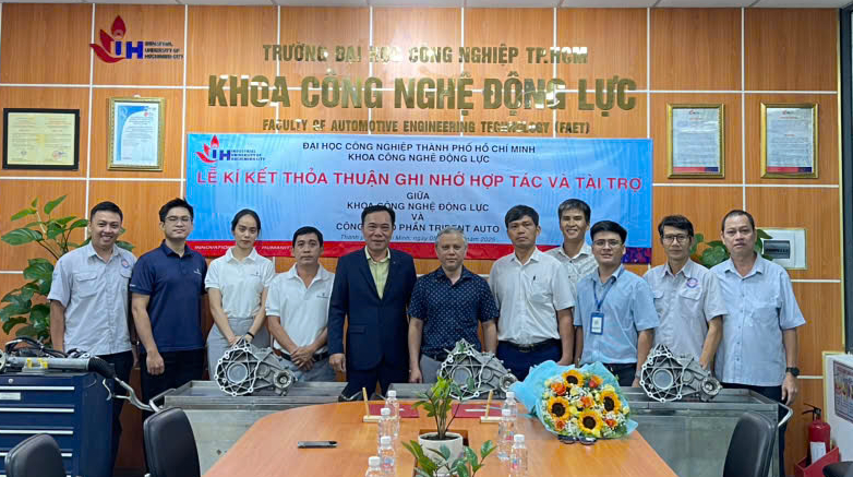 Lễ Ký Kết Hợp Tác Giữa Khoa Công Nghệ Động Lực (Iuh) Và Công Ty Cổ Phần Trident Auto (Maserati Việt Nam)
